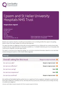 RVR Epsom and St Helier University Hospitals NHS Trust
