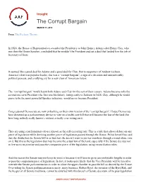 The Corrupt Bargain