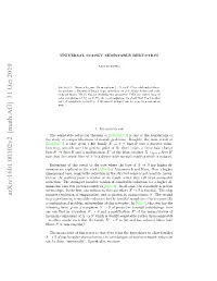 Arxiv:1601.00302V2 [Math.AG] 31 Oct 2019 Obntra Rbe,Idpneto Hrceitc N[ in Characteristic