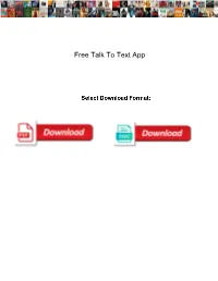 Free Talk to Text App