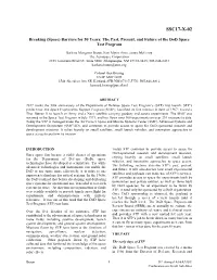 Space) Barriers for 50 Years: the Past, Present, and Future of the Dod Space Test Program