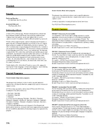 Introduction Finnish Courses