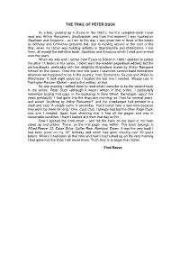 The Trail of Peter Duck
