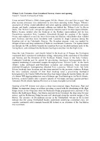 Wilson Cycle Tectonics: East Greenland-Norway Closure and Opening Trond H. Torsvik (University of Oslo) It Was Not Until Wilson