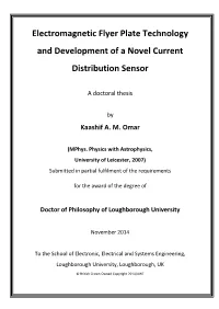 Electromagnetic Flyer Plate Technology and Development of a Novel Current Distribution Sensor