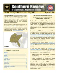 TABLE of CONTENTS Process for Review and Concurrence on Updates to Existing Alabama