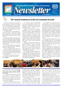 93Rd Annual Conference of the ILO Concludes Its Work