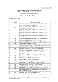 Annex (Page 1 of 17) Public Transport Fare Concession Scheme for The