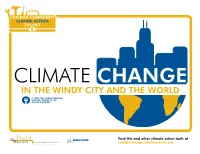 Climate Change in the Windy City and the World