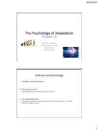 From Mentalism to Behaviouralism