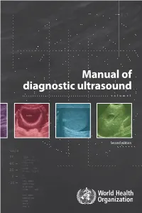Manual of Diagnostic Ultrasound Volume1