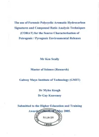 The Use of Forensic Polycyclic Aromatic Hydrocarbon
