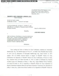 Filed: Erie County Clerk 06/14/2016 04:42 Pm Index No