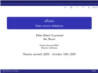 Ofono Open-Source Telephony