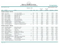 Pricing System