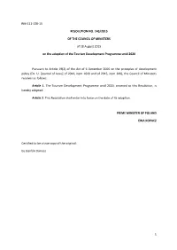 Tourism Development Programme Until 2020.Pdf