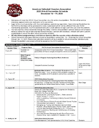Virtual Daily Schedule