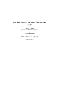 Gas Flow Observer for Diesel Engines With