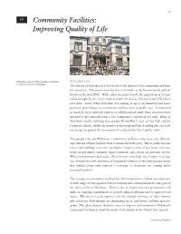 Community Facilities: Improving Quality of Life