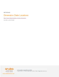 Dimension Data Locations