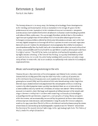 Extension 5: Sound Text by R