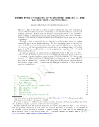 Finite Type Invariants of W-Knotted Objects Iii: the Double Tree Construction