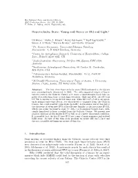 Hypervelocity Stars: Young and Heavy Or Old and Light?