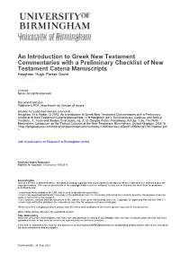 Textual Variation: Theological and Social Motivation