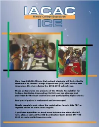 ICE) That Will Be Held Throughout the State During the 2012–2013 School Year