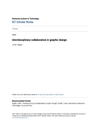 Interdisciplinary Collaboration in Graphic Design