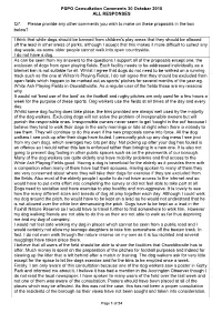 Public Space Protection Orders When They Are Agreed Should Be Widely Published and Strictly Enforced