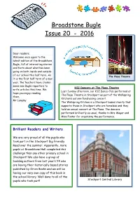 Broadstone Bugle Issue 20 - 2016