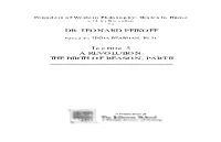 DR. LEONARD PEIKOFF Lecture 5 a REVOLUTION