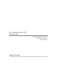 FCL Reference Guide