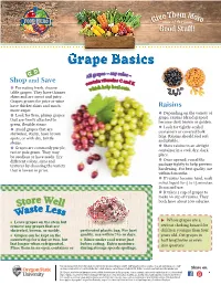 Grape Basics