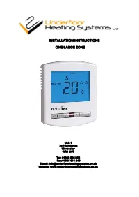 Underfloor Heating Systems Are 100 W/M2 for Concrete Floors and 70 W/M2 for Timber Suspended Floors