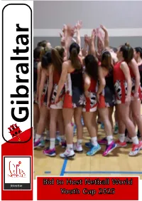 Gibraltar Netball Foreword