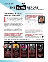 THE REPORT Sands