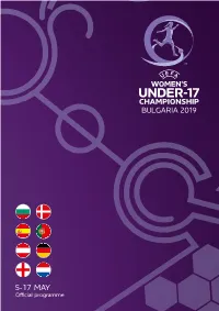 2019 Women's Under-17 Finals Programme