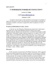 5. Myrmekite Formed by Exsolution?