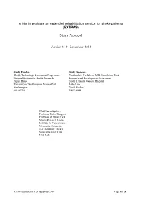 EXTRAS Trial Protocol