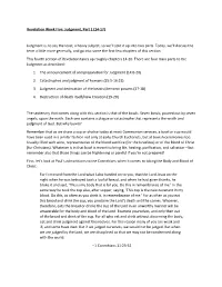 Revelation Week Five: Judgment, Part 1 (14-17) Judgment Is, to Say