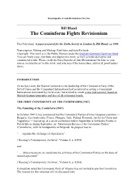 The Cominform Fights Revisionism