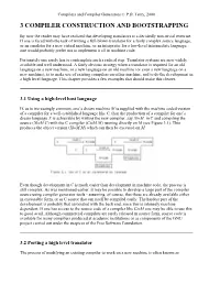 3 Compiler Construction and Bootstrapping