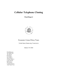 Cellular Phone Cloning