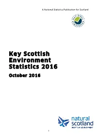 Key Scottish Environment: Statistics 2016