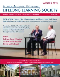 Lifelong Learning Society in Jupiter Has Presented Lectures, Courses, Concerts and More to Our Community