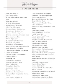 View Song List