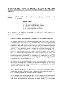 1 Minutes of Proceedings at Monthly Meeting of The