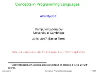 =5Cm Cunibig Concepts in Programming Languages